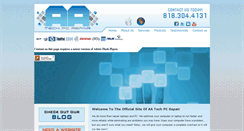 Desktop Screenshot of aatechpcrepair.com